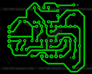 Electrical scheme - vector image