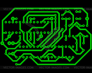 Electrical scheme - vector clipart