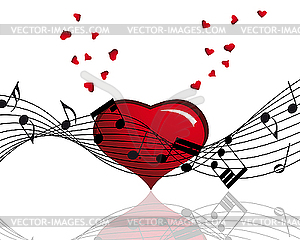 klavierspieler clipart heart