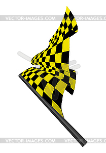 Checkered flags - vector image