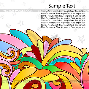 Floral background - vector clip art