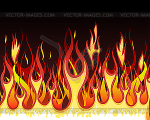 Fire background - vector EPS clipart