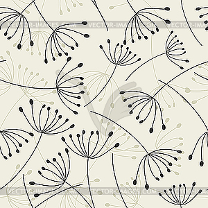 Seamless floral background - vector EPS clipart