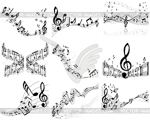 Music notes - vector clipart