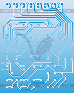 Electrical scheme - vector image