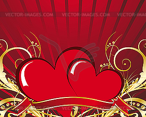 Valentine frame - vector clipart