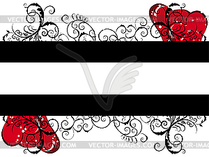 Valentine frame - vector clipart