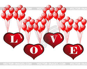 Valentine card - vector clip art