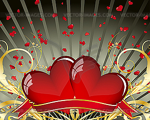 Valentine frame - vector clipart