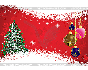 Christmas card - vector EPS clipart