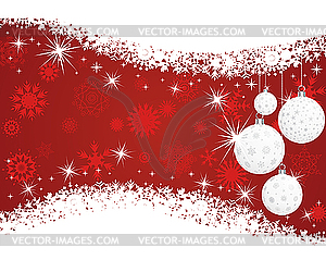 Christmas (New Year) card - vector clipart