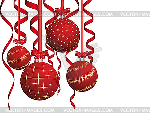 Christmas (New Year) card - vector clip art