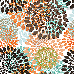 Seamless floral pattern - vector clip art