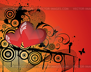 St. Valentine`s day card - vector image