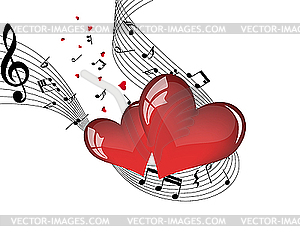 St. Valentine`s day card - vector EPS clipart