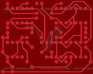 Electrical scheme - vector clip art