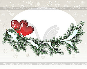 Valentine frame - vector clip art