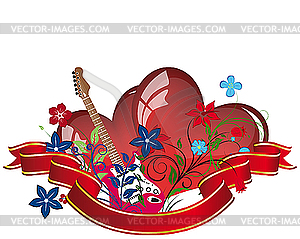 St. Valentine`s day card - vector clipart