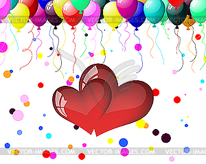 St. Valentine`s day card - vector clipart