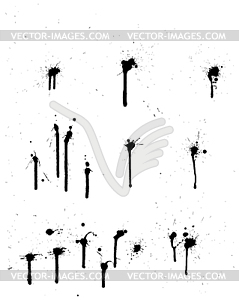 Grunge background set - vector clipart