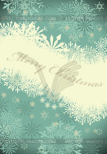 Retro Christmas (New Year) card - vector clipart