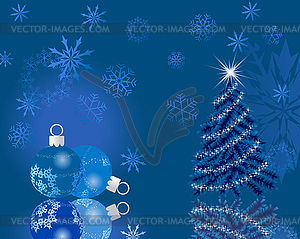 Christmas card - vector clipart