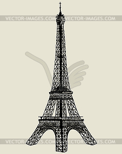 Eiffel tower - vector clipart