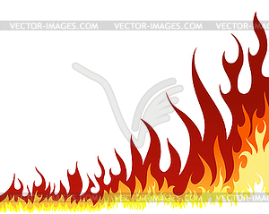 Fire background - vector image