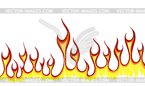 Fire background - vector clipart