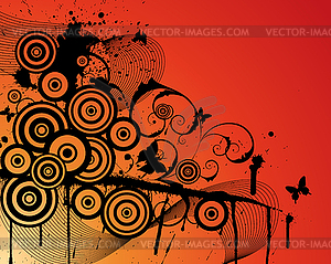Grunge background - vector clipart