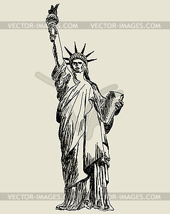 Statue of Liberty - vector image