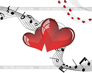 St. Valentine`s day card - vector image