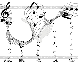 Musical notes - vector EPS clipart