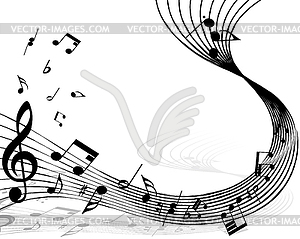 Musical notes - vector image