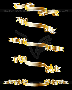 Ribbons set - vector clip art