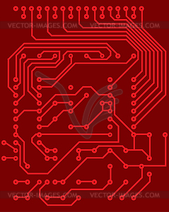 Electrical scheme - royalty-free vector image