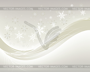 Winter frame background - vector image
