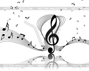 Musical notes - vector clipart