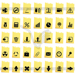 Icon set - vector EPS clipart