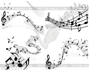 Music notes - vector image