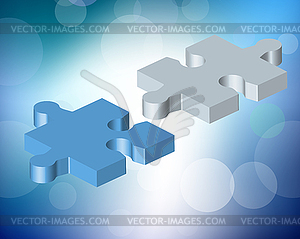 Puzzle - vector image