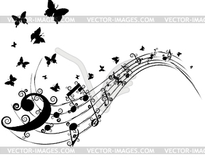 Musical Notes Vector Clipart