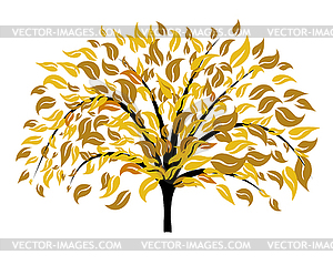 Autumn tree - vector clipart