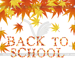 Back to school theme - vector EPS clipart