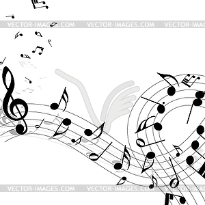 Musical notes - vector clipart