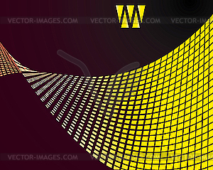 Abstract yellow background - color vector clipart