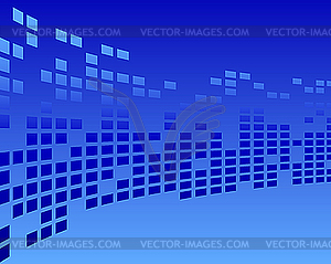 Blue tile background - vector image