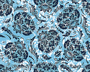 Seamless floral pattern - vector image