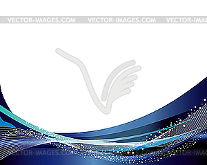 Abstract background of lines and points - vector clipart