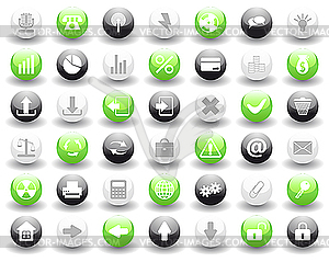 Icons set - vector clipart